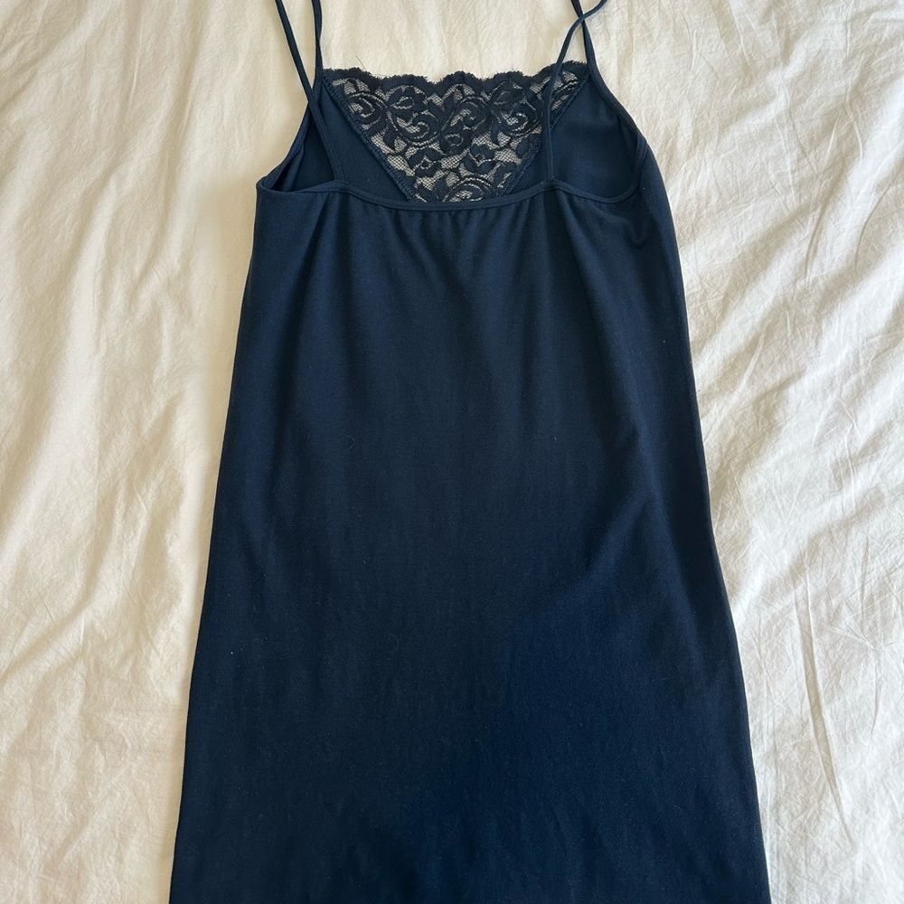 M. Rena Dark Blue Lace Cami - Picture 2 of 8